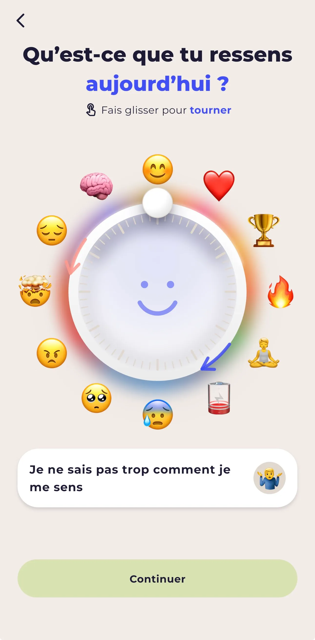 Franchement Ça Va : roue des émotions pour dire comment on se sent